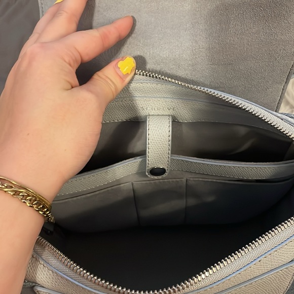 Senreve denim and light blue Chambray Maestra bag - Picture 6 of 8